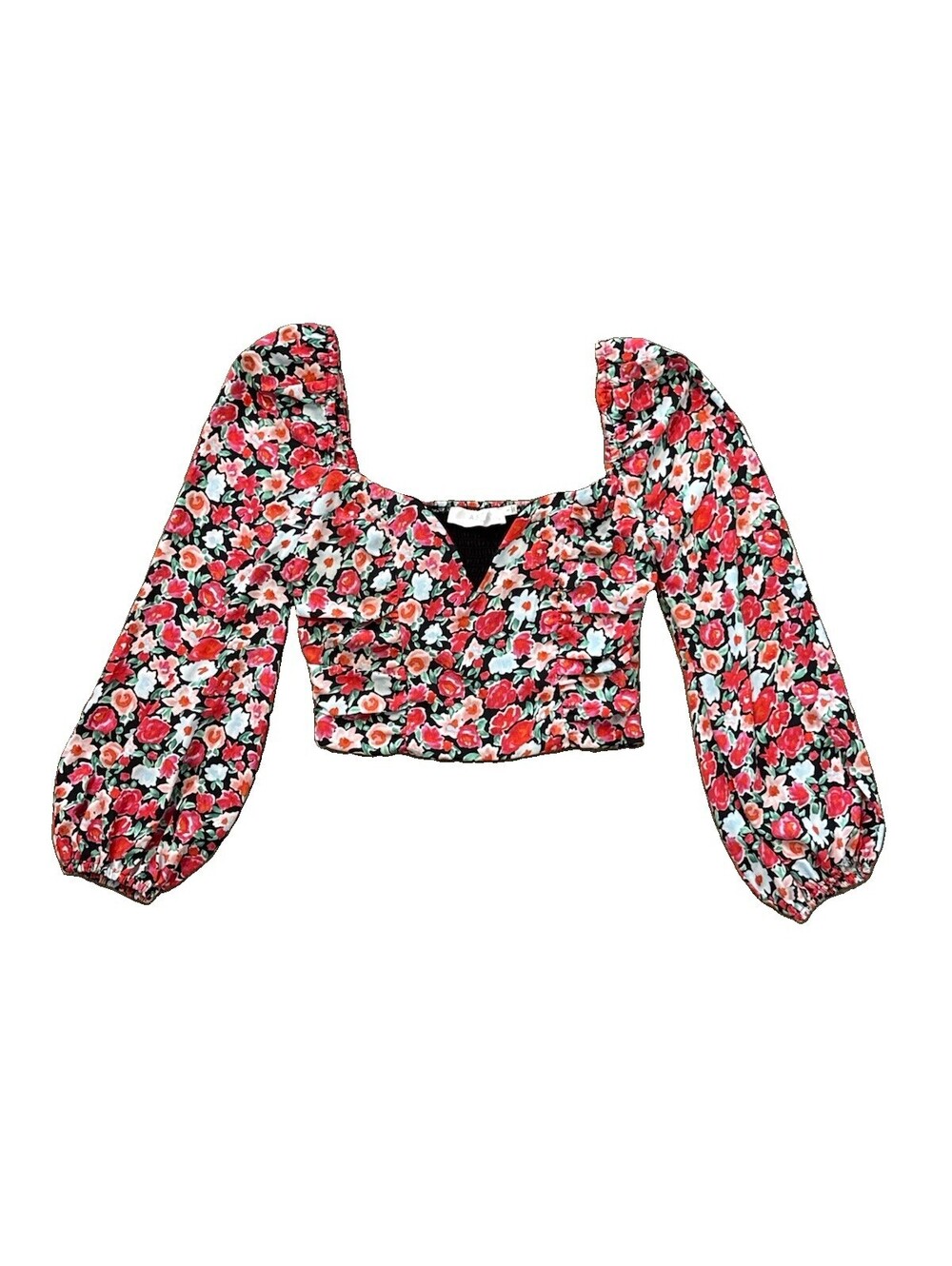 Blouse | Women’s | ASTR THE LABEL | Size Small | Long Sleeve Crop | Floral